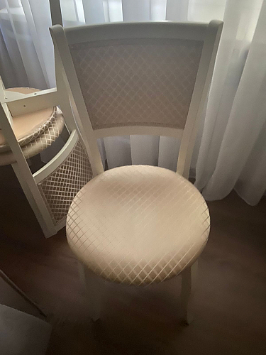 Деревянный стул Валери молочный / ромб фото покупателя 1